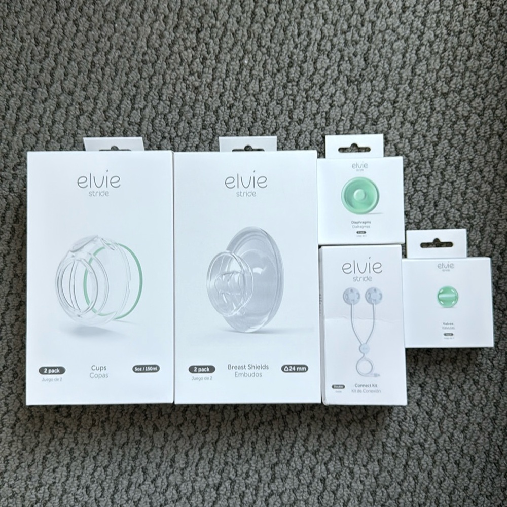 NEW Elvie Stride Pump Parts Complete Set 24MM